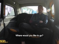 Video Female Fake Taxi Busty Blonde Invites Passer-By to fuck her after Customer cannot get it up