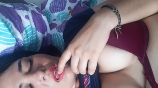 How Lovely It Is To Capture Myself Touching Every Part Of Myself On Camera