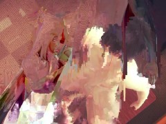 Genshin Impact Hentai - Ningguang gives a handjob in the Jade Chamber