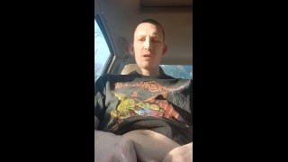 Dick flash in car # 1