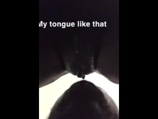eating pussy, big dick, vertical video, ebony