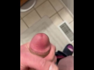 Nice cock being stroked while I came home for lunch