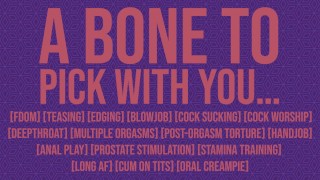 Un Bone à choisir avec vous.... - Ecrit par u/ ArthurWynne - Jeu de rôle audio érotique