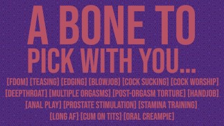 A Bone To Pick With You.... - Written by u/ ArthurWynne - Erotic Audio Role Play