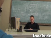 Preview 4 of Teacher Tyler Andrews anal plows twink student Adrian Layton