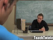 Preview 5 of Teacher Tyler Andrews anal plows twink student Adrian Layton