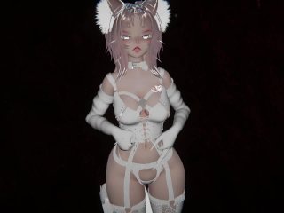 Catgirl Lets Strangers ControlHer Toys_Until She Cums