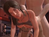 Lara Croft and the Giant Cock