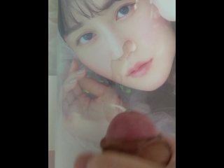 ロリカワ声優がキモヲタちんぽザーメンに顔射されて…