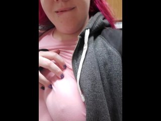 Teasing with smoke and nipples