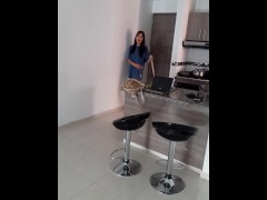I love teasing my Step daughter while she cleans