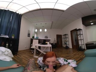 red head, virtual, office sex, redhead