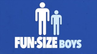 FunSizeBoys - Tall hung gym daddy breeds horny tiny bottom partner