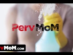 Video PervMom - Horny Stud Comforts His Stunning Step Mommy With Huge Jugs And Pounds Her Tight Pussy Hard