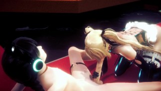 Yaoi Femboy - Mizu Blowjob and Chair sitting bareback