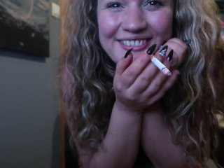 HEY BABE i am USING a TINY DRESS while i SMOKE!! I TALK some things_YOU WANTTO KNOW