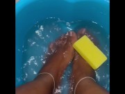 Preview 3 of Splish Splash Kitty’s Feet Are Taking A Bath Stroke Joi