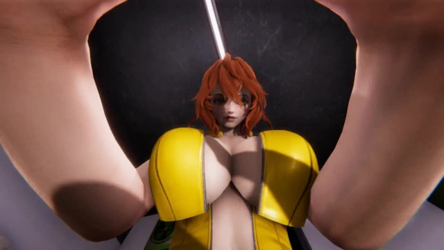 Busty Redhead Futa April O'Neil Fucks Small Cock Guy | Futa Taker POV 3D Hentai Animation