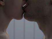 Preview 3 of (ASMR) Romantic and passionate kisses on a rainy day 4K