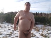 Preview 6 of Playing naked with a snow ball
