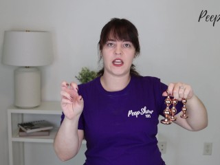 Toy Review - Gold Digger Set, 3-Pack Metal Anal Beads Sex Toys, Courtesy of Peepshow Toys!