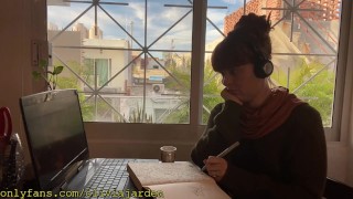 Only Fans Oliviajarden Lofi Girl Would Rather Be Studying A Big Cock