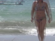 Preview 6 of My wife makes me cuckold for the first time on the beach with our step-nephew