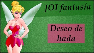 JOI fantasia con hada cachonda. Voz española.