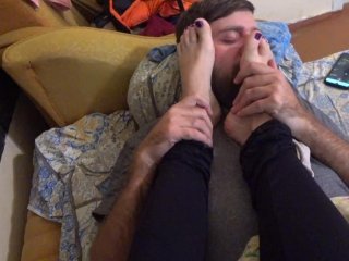 She Walked in Her Socks for Four Days to Bring Me a Great Pleasure of theSmell Her Soles