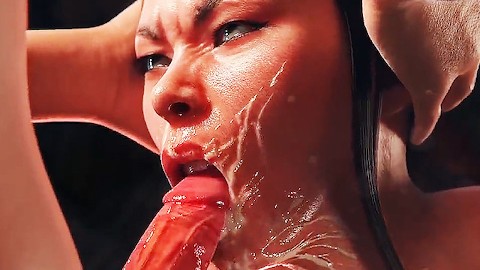 KITANA USES HER DEEPTHROAT X-RAY MOVE UNTIL YOU EXPLODE IN CUM!