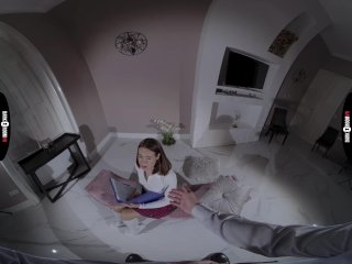 DARK ROOM VR - Book Nerd Gets To Suck
