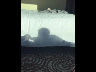 Sloppy Blowjob Reflection in Window Shadow Silhouette Cum in MouthOral Creampie (ending on MySite)