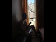 Preview 3 of Caught naked and jerking in the window