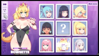 Waifu Hub Pornplay Parody Hentai Game Bowsette Couch Casting Part3