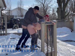 Public Sex in_the SnowFor Everyone to Watch