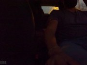 Preview 2 of 🤯 Uber fucks a beautiful woman in a skirt in his car 🥴 before taking her home