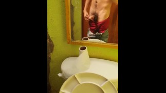 A jerk off in the toilet for my soul