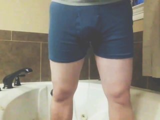 fetish, male pee desperation, pee, kinky