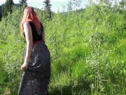Preview 4 of Teen redhead girl wanted sex and creampie in outdoors!