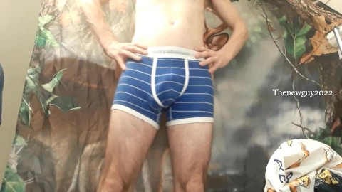 HOT GUY trying on my new underwear! Which ones look good?