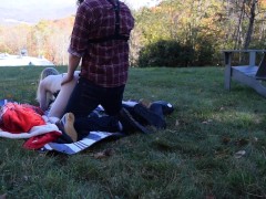 Picnic turned into fucking outside (short)