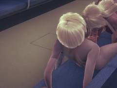 Hentai Uncensored - Naty sucks boy's cock in the subway