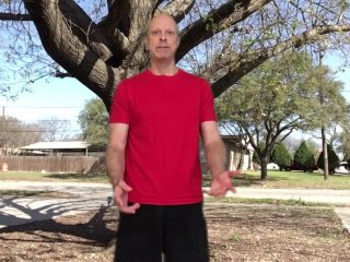 Fit Male Daddy Exhibitionist Strips "In Public" (The Quotes Mean It's Not Really In Public!)