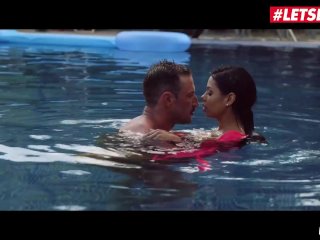 LETSDOEIT - Curvy Ass Latina Canela Skin Has Amazing Sex By The Pool Full Scene screenshot number 2