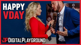 DigitalPlayground - Blonde bombshell Mia Malkova is gretig om Valentijnsdag door te brengen met haar man