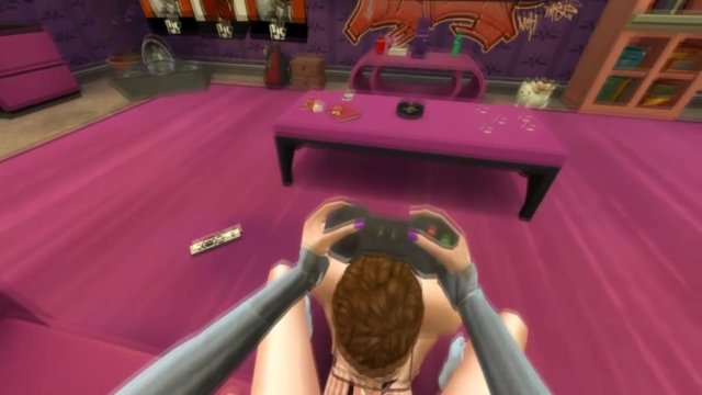 Sweaty Futa Gamer Girlfriend - Shemale POV