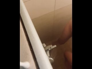 shower, big dick, vertical video, unshaved