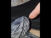 Preview 5 of Cum seeping through thong