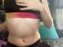 Short Strip Tease From a Petite Girl - Screenshot 6 of 16 - Petite