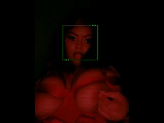 big tits, bbw, vertical video, solo female
